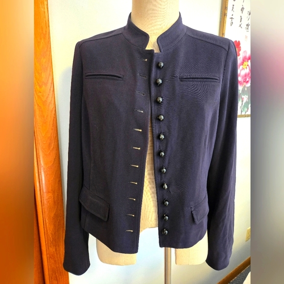 WORTH NEW YORK NAVY BLUE JACKET. SIZE 12. - Picture 1 of 11